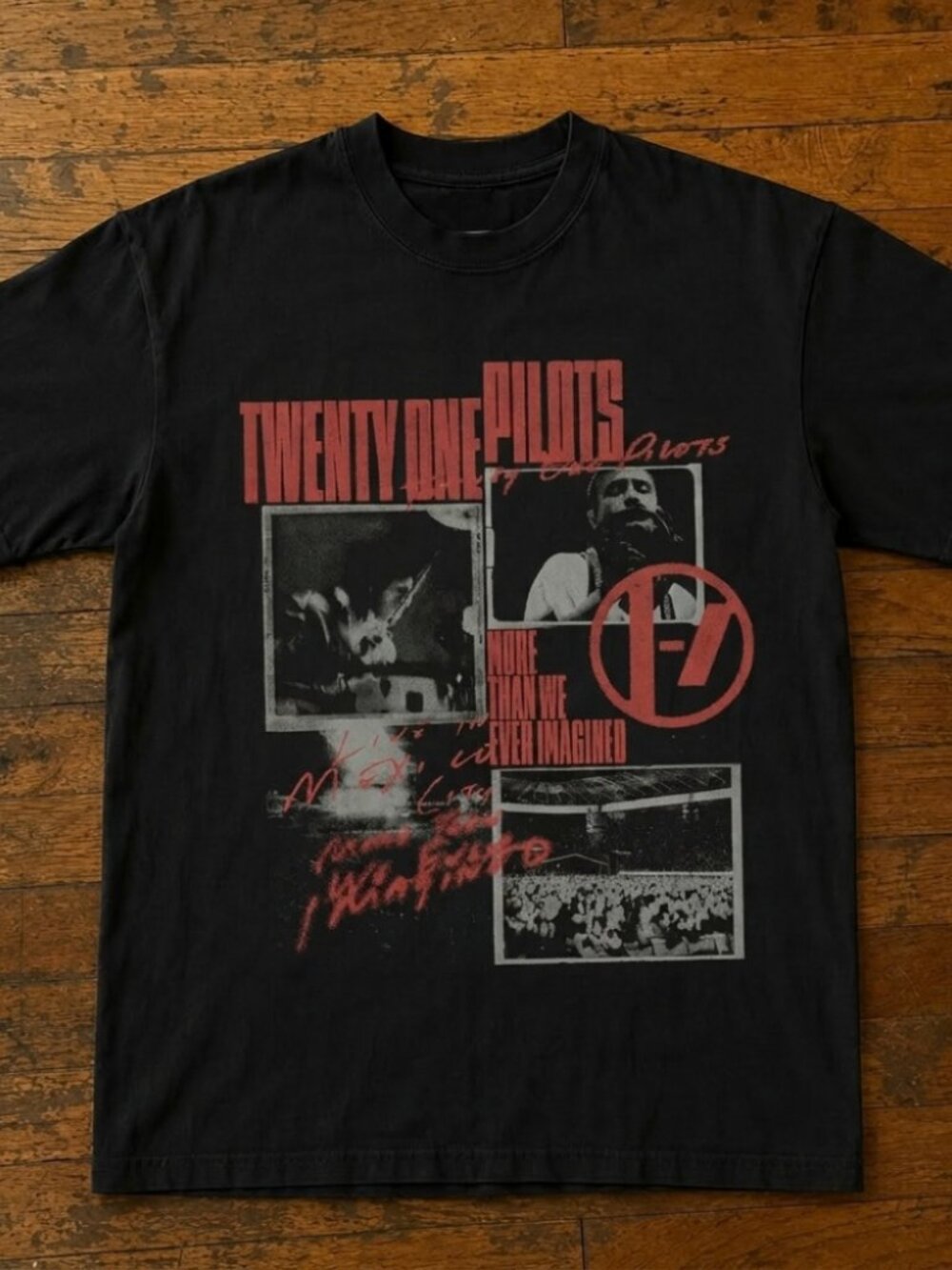 “IMAGINED” SCRIPT PHOTO TEE
